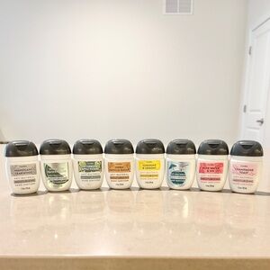 8 Bath & Body Works PocketBac Poshmark Hand Sanitizers Lot Bundle 1 oz